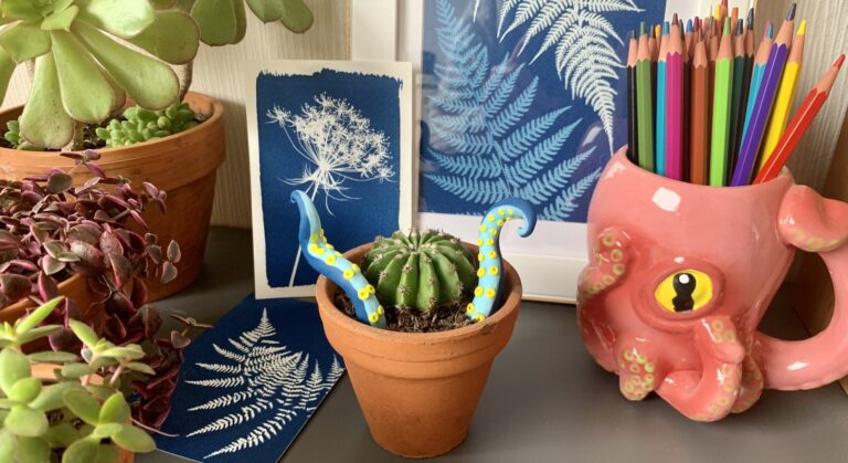 Créer des tentacules pour décorer vos plantes