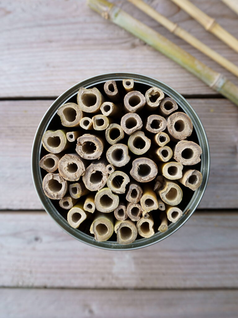 Tuto abri pour abeilles en bambou