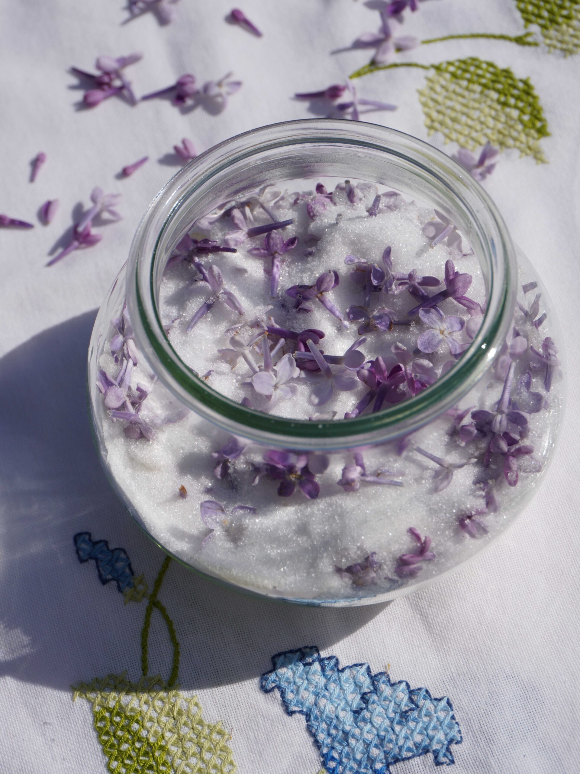 Recette sucre parfumé fleurs lilas