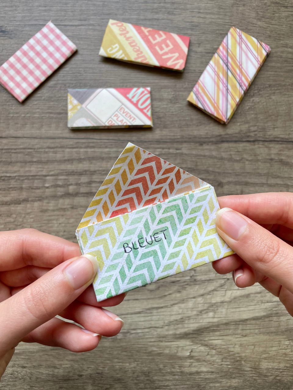 DIY fabriquer sachets graines papier
