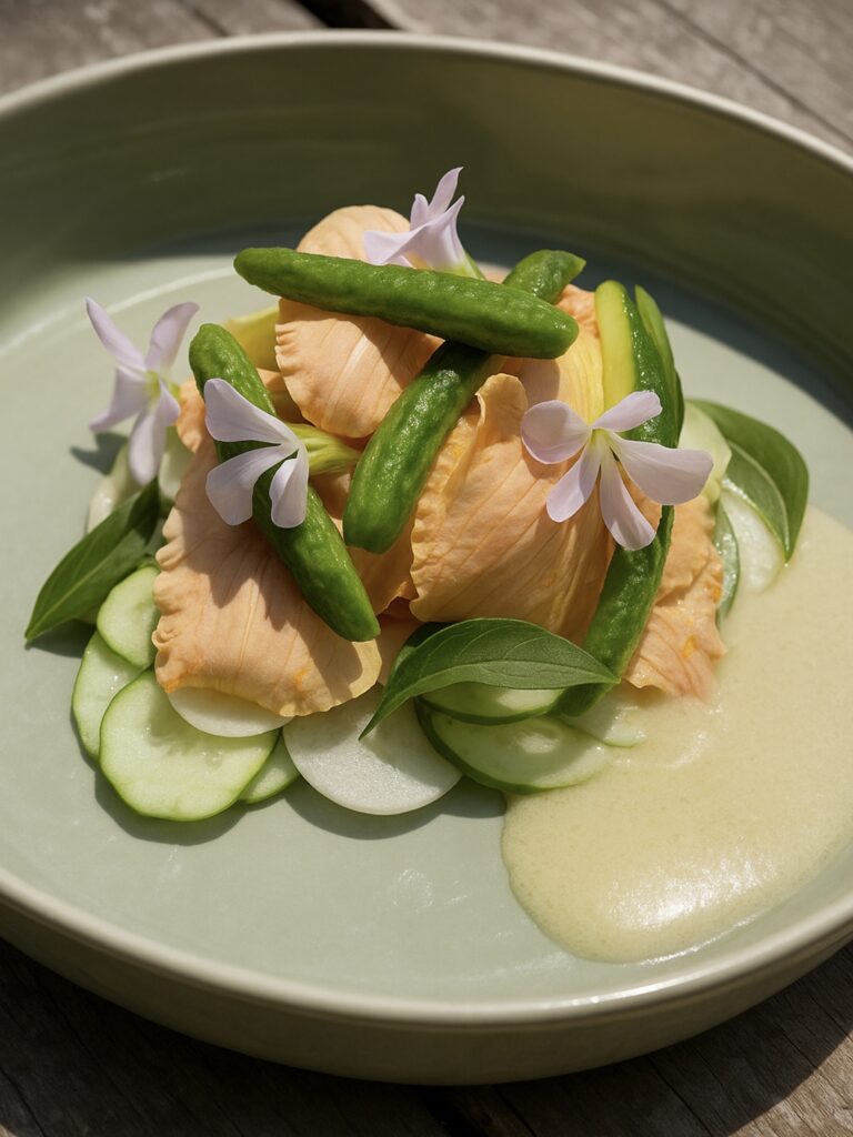 Recette de salade fleurie aux hémérocalles