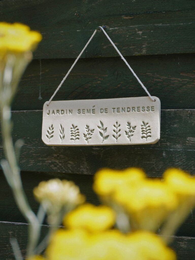 Céramique Jardin semé de tendresse