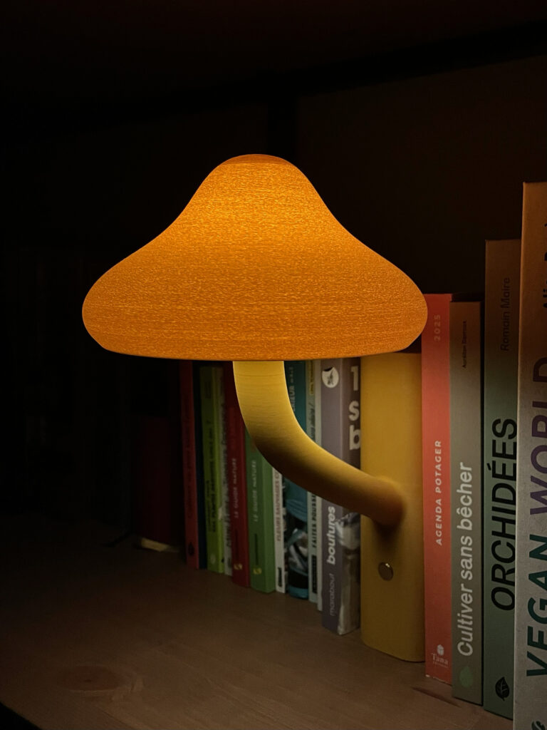 Lampe champignon design