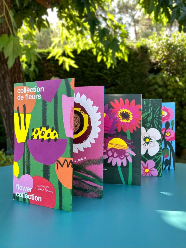 Livre accordéon de graines