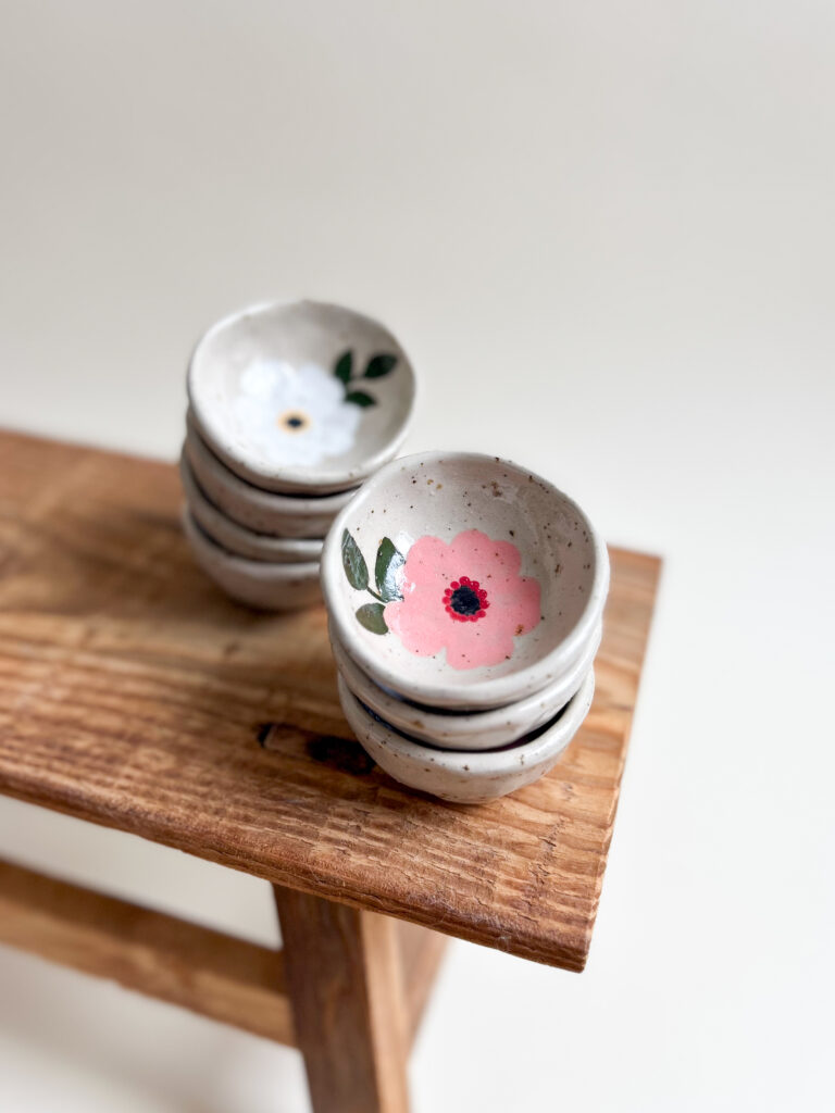 Céramiques fleuries Patte de Poppy