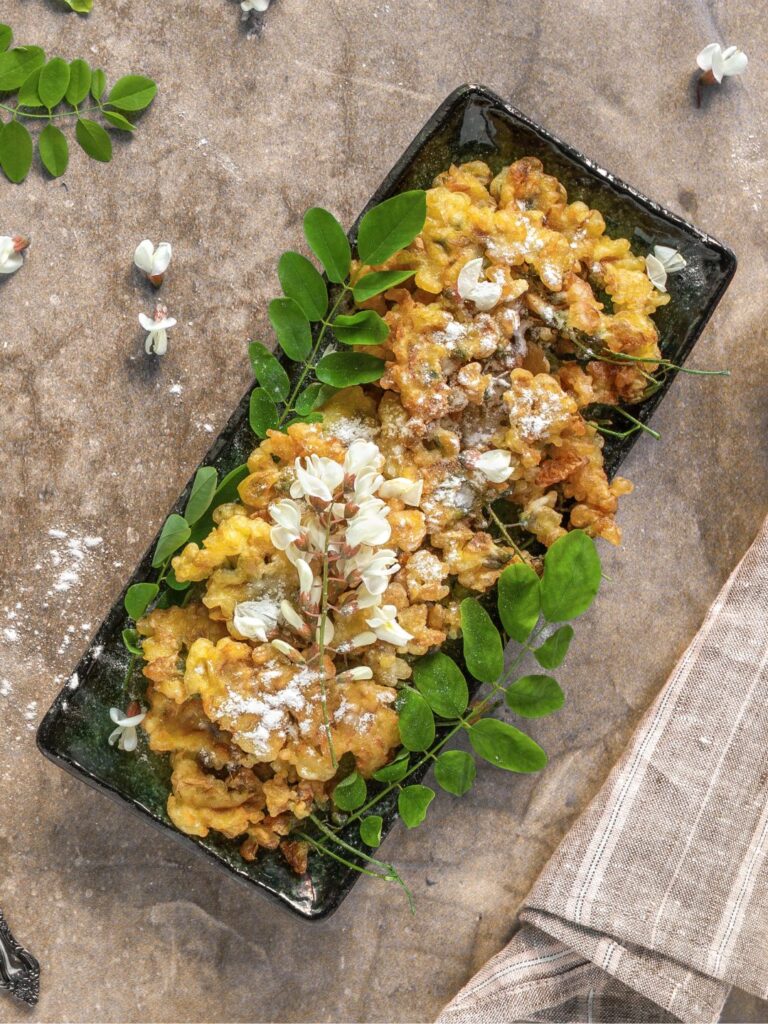 Recette de beignets de fleurs d'acacia