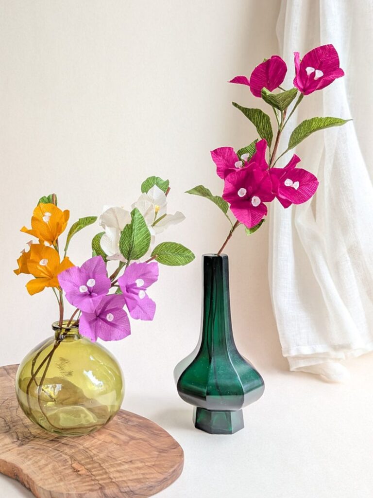 Fleurs en papier Atelier Haïlane