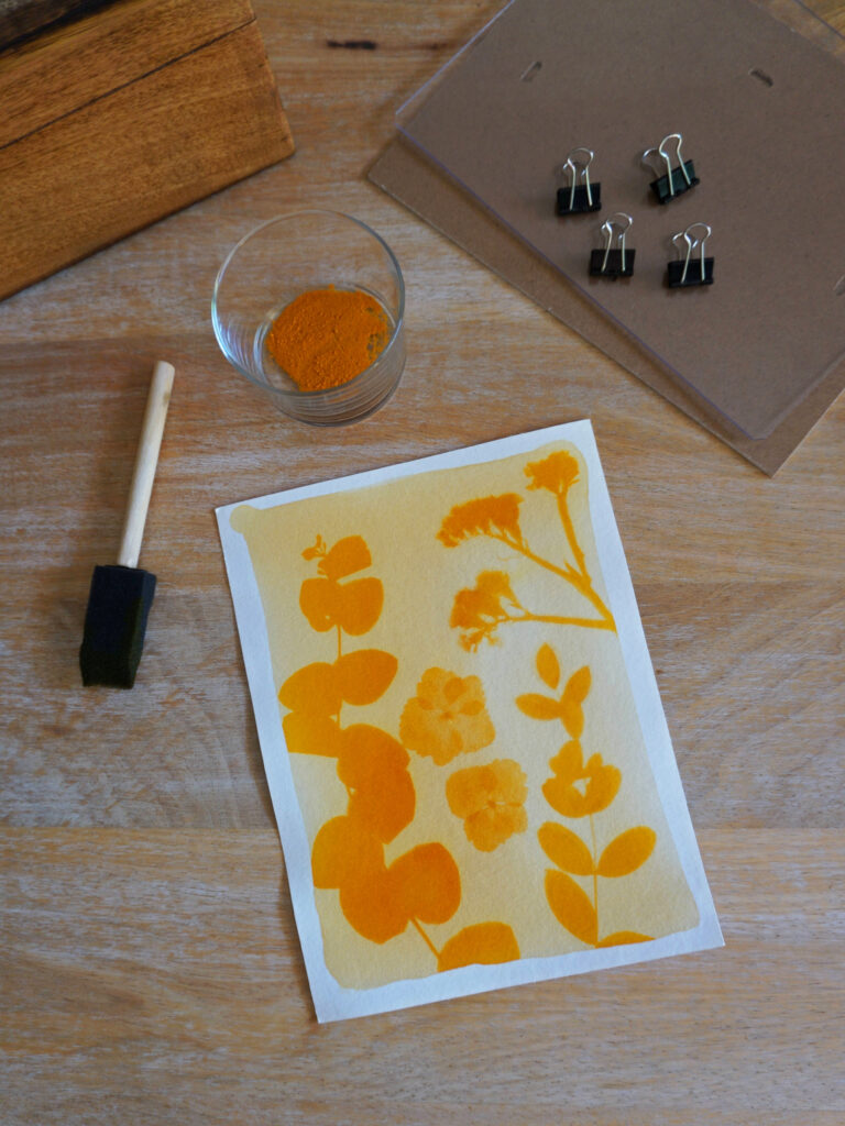 Tutoriel impressions solaires curcuma